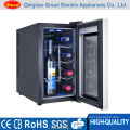 Mirror Glass Door LED Light Thermoelectric Wine Cooler